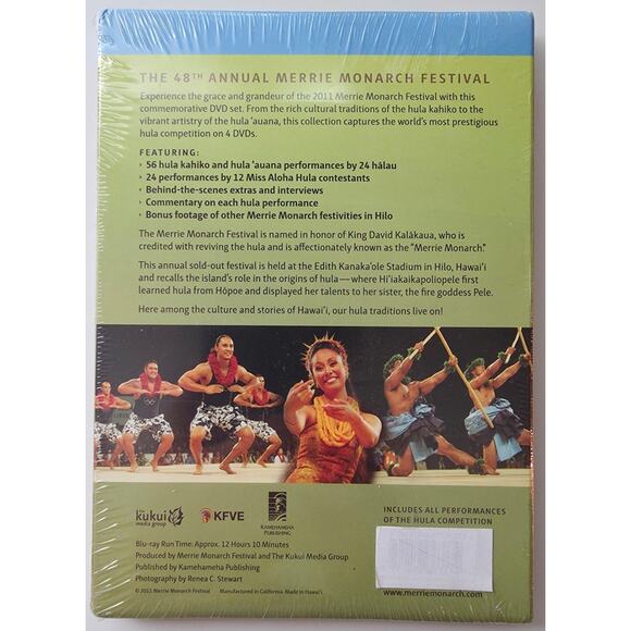 48th Annual Merrie Monarch Festival 2011 4Disc Blu Ray Set Hawaii Hula - Picture 2 of 2